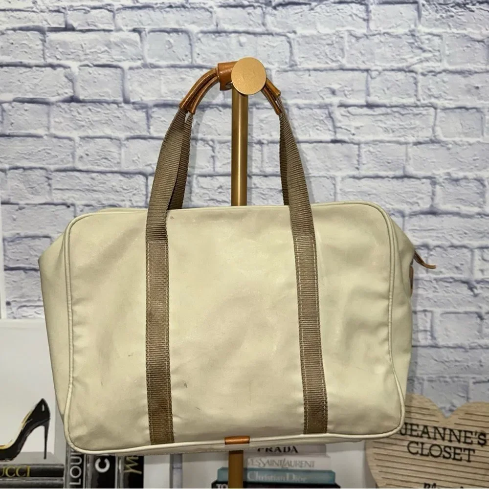 Jon Hart Messenger Laptop Briefcase Bag Tan With Handles Large bag